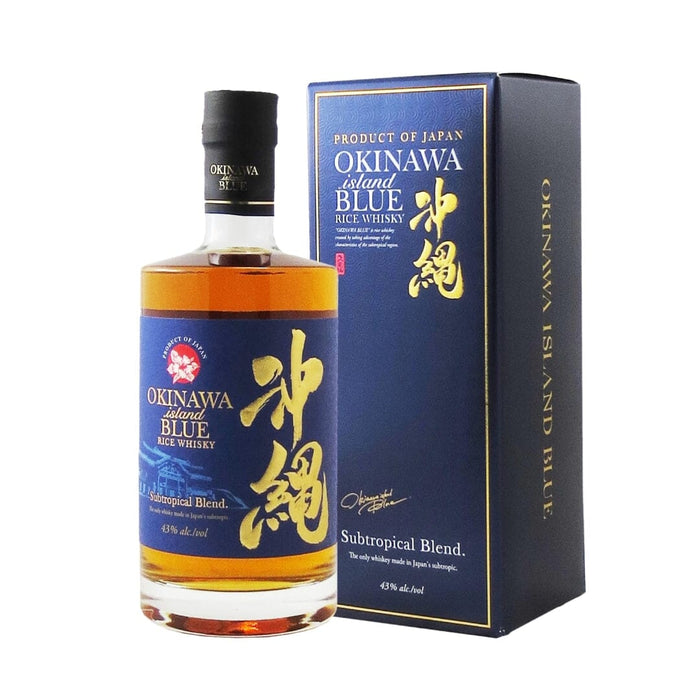Okinawa Island Blue Whisky Japan 43% 700ml Bottle Honeydaes - Japan Foods Grocery Online 