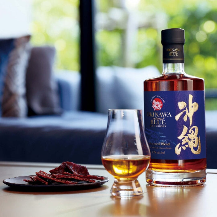 Okinawa Island Blue Whisky Japan 43% 700ml Bottle Honeydaes - Japan Foods Grocery Online 