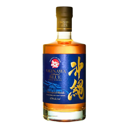 Okinawa Island Blue Whisky Japan 43% 700ml Bottle Honeydaes - Japan Foods Grocery Online 
