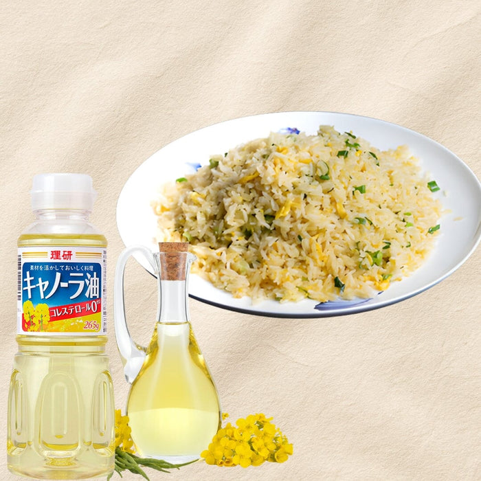 Riken Nosan Canola Rapeseed Oil 265g Japan Compact Size Easy Bottle Honeydaes - Japan Foods Grocery Online 
