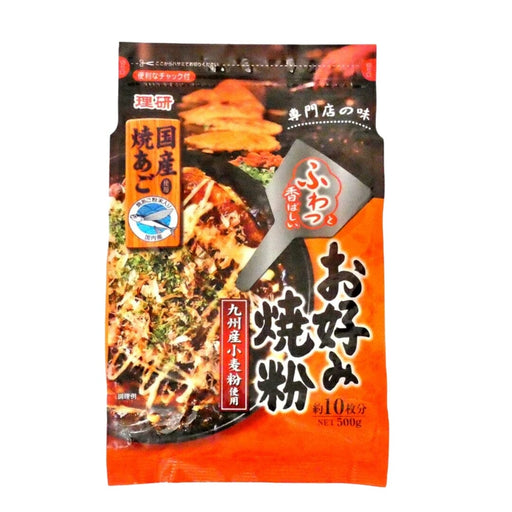 Riken Nosan Japan Okonomiyaki Flour 500g Easy Resealable Pack Honeydaes - Japan Foods Grocery Online 