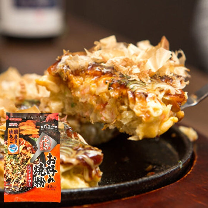 Riken Nosan Japan Okonomiyaki Flour 500g Easy Resealable Pack Honeydaes - Japan Foods Grocery Online 