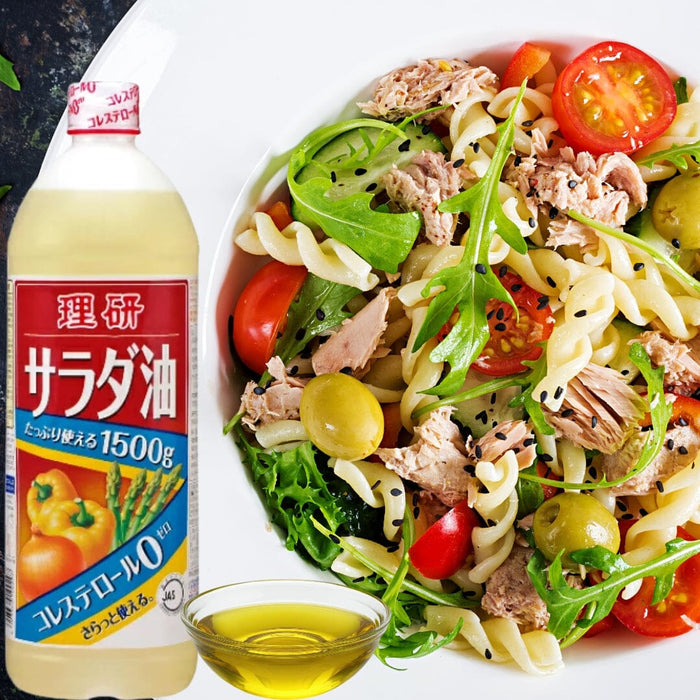Riken Nosan Japan Salad Oil 1.5L Large Easy Handle Bottle Honeydaes - Japan Foods Grocery Online 