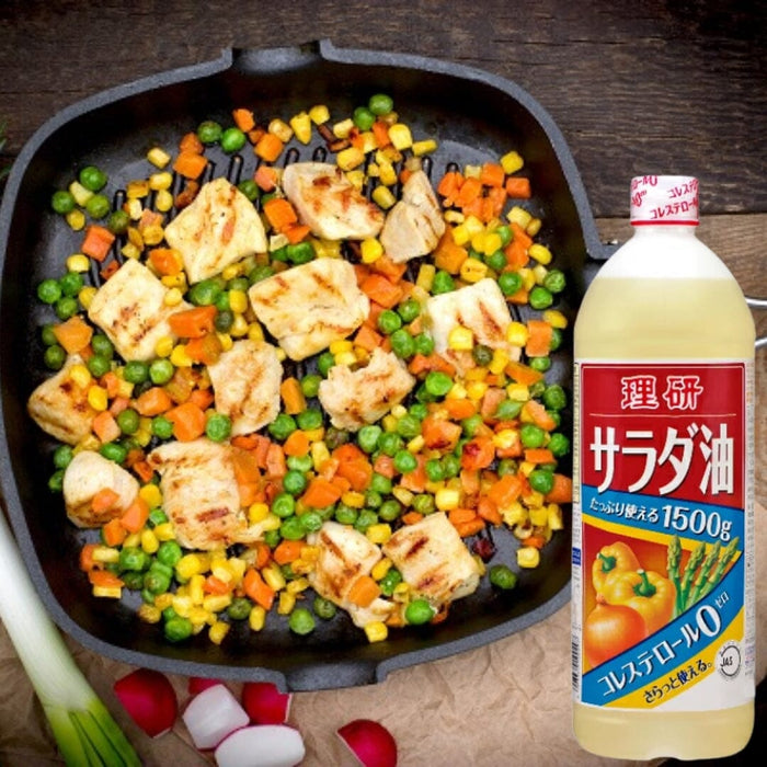 Riken Nosan Japan Salad Oil 1.5L Large Easy Handle Bottle Honeydaes - Japan Foods Grocery Online 