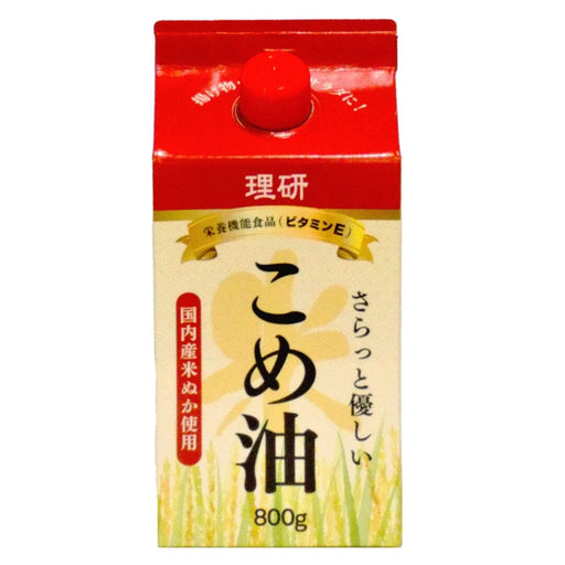 Riken Nosan Kome Abura Japanese Rice Oil 800g Kitchen Pack Honeydaes - Japan Foods Grocery Online 