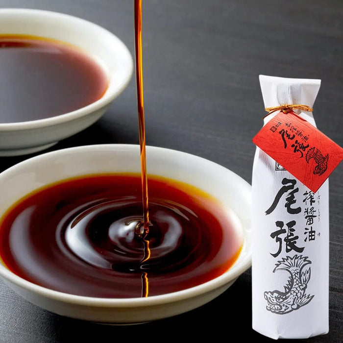 Sato Jyozo Shippo OWARI Premium Shoyu Japan Soy Sauce 1000ml Glass Bottle Honeydaes - Japan Foods Grocery Online 
