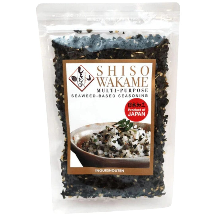 Shiso Wakame Soft Delicious Japan Seaweed Rice Topping Furikake 60G Resealable Pack Honeydaes - Japan Foods Grocery Online 