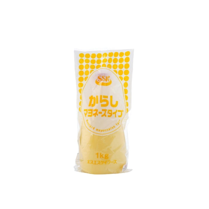 SSK Japan Mustard Karashi Mayonnaise 1kg Tube Honeydaes - Japan Foods Grocery Online 