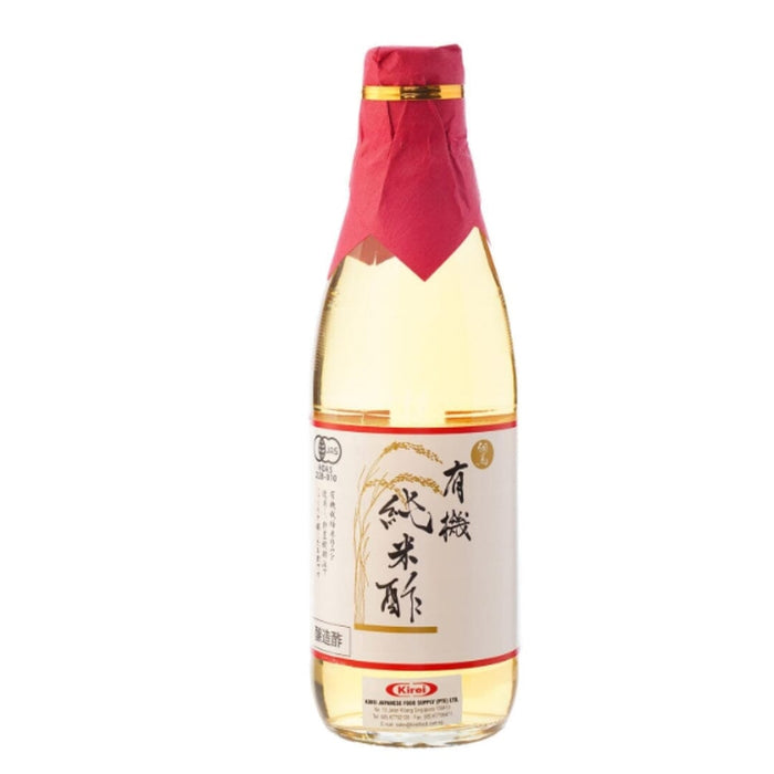 Tajima Organic Junmai Japanese Pure Rice Vinegar 360ml Glass Bottle Honeydaes - Japan Foods Grocery Online 