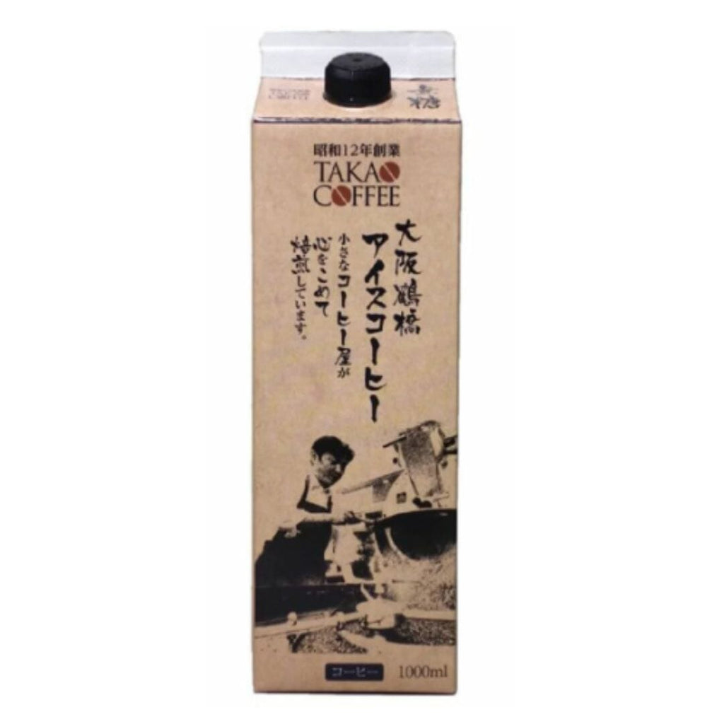 Takao Japan Iced Coffee Drink 1L Pack Sugar Free — Honeydaes