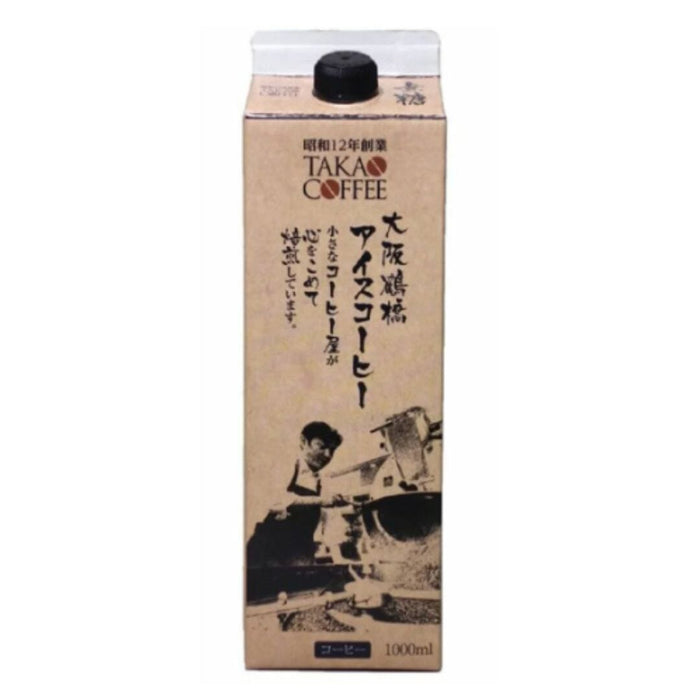 Takao Japan Iced Coffee Drink 1L Pack Sugar Free Honeydaes - Japan Foods Grocery Online 