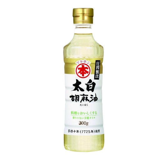Takemoto Taihaku Goma Abura Japanese Lightly Roasted Sesame Oil 300G Squeeze Bottle Honeydaes - Japan Foods Grocery Online 