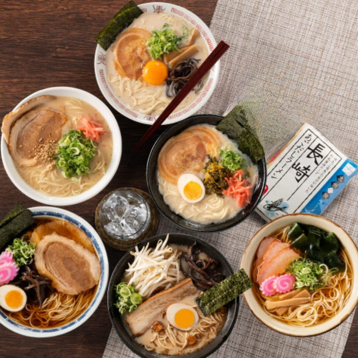 Taste of Kyushu Trip Nagasaki Ramen Noodle Set 120g Pack (2 Servings) Honeydaes - Japan Foods Grocery Online 