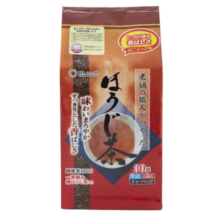 Tsuboichi Hojicha (Japanese Roasted Green Tea) 30 Bag 120g Pack Halal Food, Beverages & Tobacco Honeydaes - Japan Foods Grocery Online 