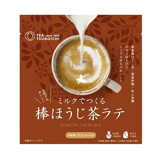 Tsuboichi Japan Hojicha Latte Mix Powder 100g Resealable Pack Food, Beverages & Tobacco Honeydaes - Japan Foods Grocery Online 