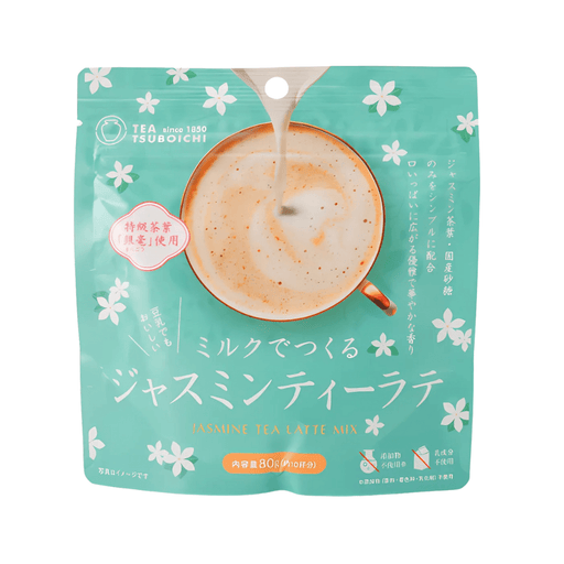 Tsuboichi Japan Jasmine Tea Latte Mix Powder 100g Resealable Pack Food, Beverages & Tobacco Honeydaes - Japan Foods Grocery Online 