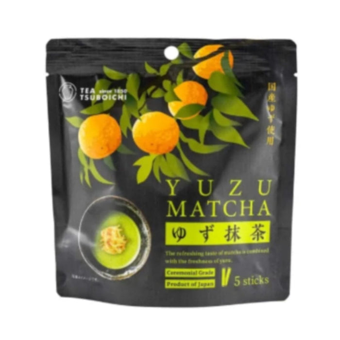 Tsuboichi Japan Yuzu Matcha Ceremonial Grade 50g 5 Sticks Pack Food, Beverages & Tobacco Honeydaes - Japan Foods Grocery Online 