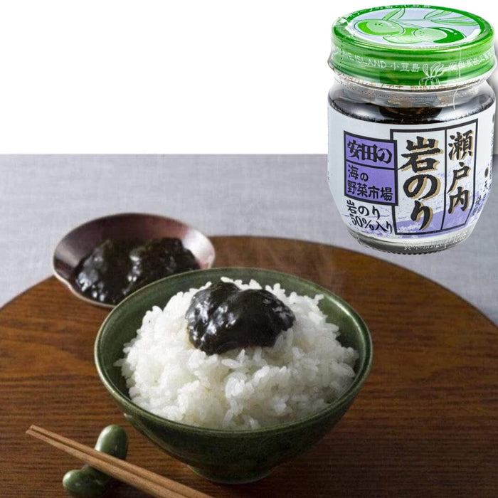 Yasuda Setouchi Iwanori Iri Tsukudani Seaweed Paste 70g Glass Bottle Honeydaes - Japan Foods Grocery Online 