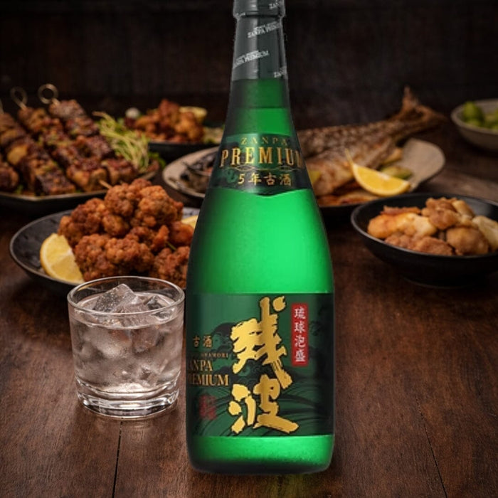 Zanpa Premium Aged Green 35% 720ml Bottle Honeydaes - Japan Foods Grocery Online 