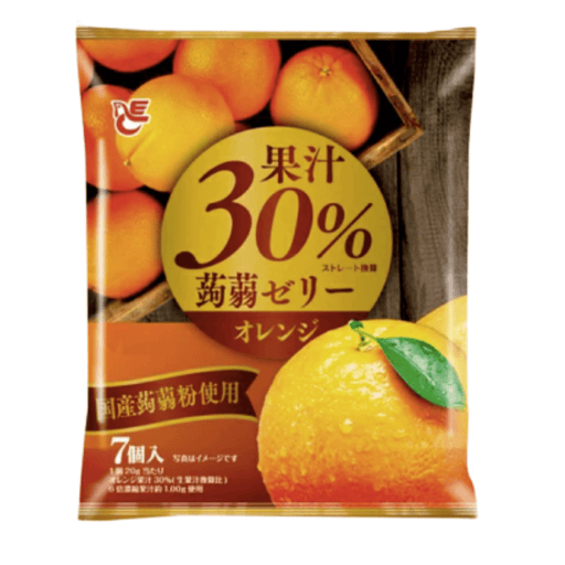 Ace Bakery - Konnyaku Jelly Dessert "Orange" (Pouch Type) 140g Honeydaes - Japan Foods Grocery Online 