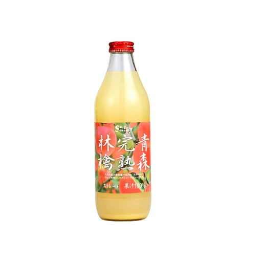 Aomori Japan 100% Kanshoku Ringo Apple Juice 1L Glass Bottle Honeydaes - Japan Foods Grocery Online 