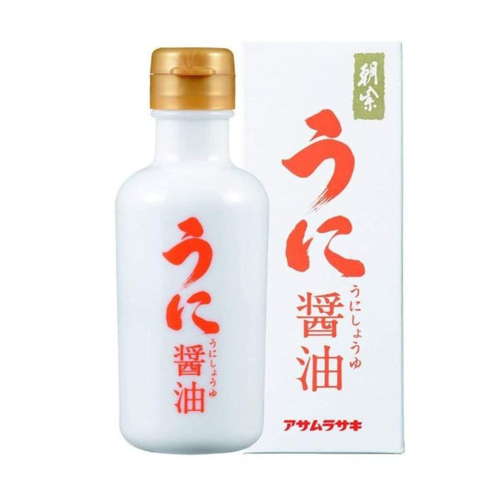 Asamurasaki Super Umami! Uni Shoyu Japanese Sea Urchin Flavor Sashimi Soy Sauce 150ml Ceramic Bottle Honeydaes - Japan Foods Grocery Online 
