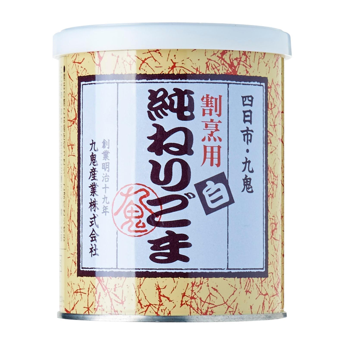 —　あたりごま　白　Goma　Japan　Kuki　Online　Atari　Paste　Shiro　Tin　White　Japanese　300g　Honeydaes　Foods　Grocery