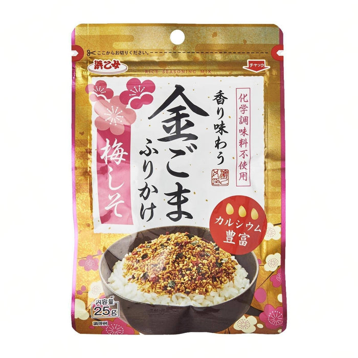 Hamaotome Kin Goma Gold Sesame Ume Shiso Plum Furikake 25g japanmart.sg 