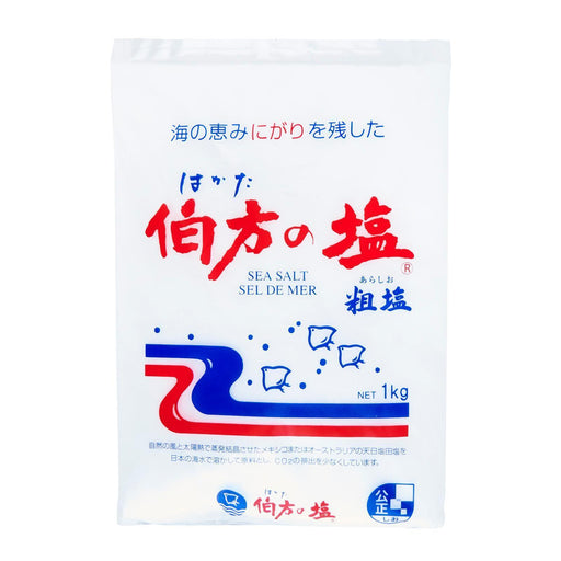 伯方の塩 粗塩 Hakata No Shio Japanese Sea Salt 1kg japanmart.sg 