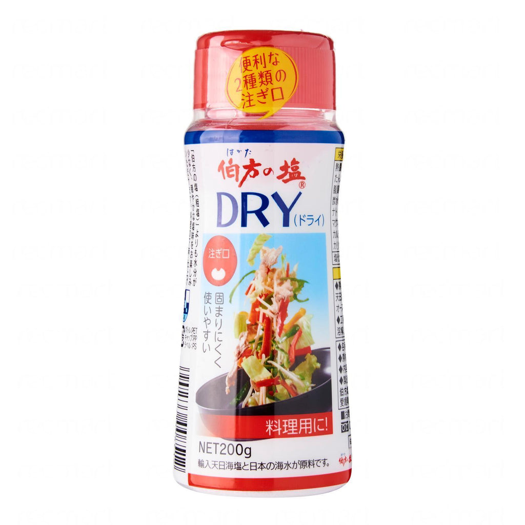 伯方の塩 DRYボトル Hakata No Shio Salt Dry Sprinkle Type Japanese Sea Salt Bottle  200g
