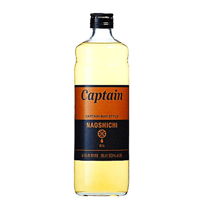 Captain Japan Cocktail Syrup - NAOSHICHI 600ml Glass Bottle Honeydaes - Japan Foods Grocery Online 
