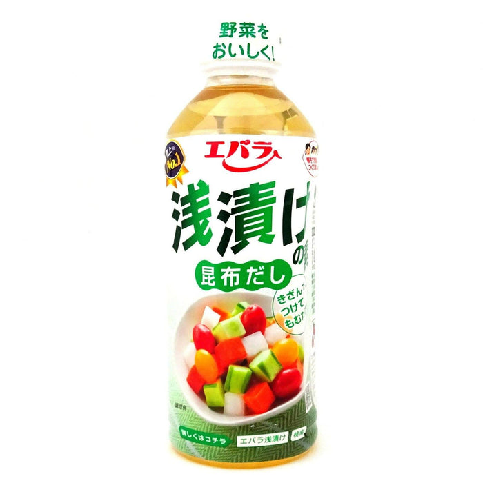Ebara Asazuke No Moto Konbu Dashi Japanese Kelp Flavor Pickle Base Seasoning 500ml Honeydaes - Japan Foods Grocery Online 