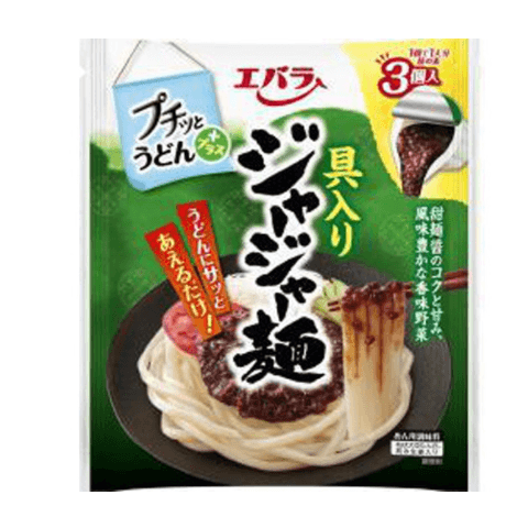 Ebara Puchitto Udon (Plus Series) Zha Jiang Men Japanese Speciality Udon Noodle Sauce (3 Cups) Easy Pack Honeydaes - Japan Foods Grocery Online 