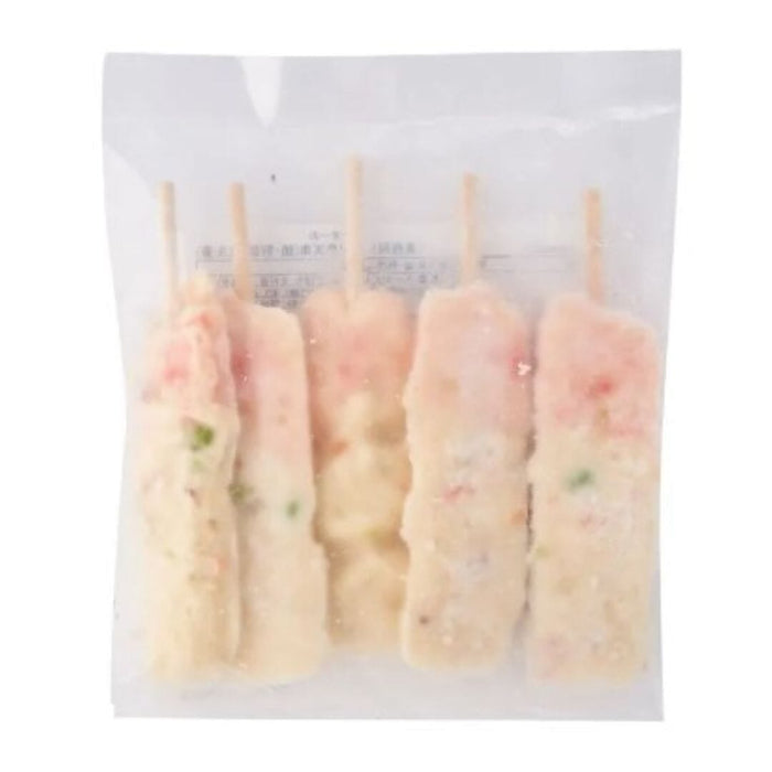 Frozen Surimi Ten Kushi Japanese Tempura Fish Cake Skewers 5 Piece Easy Family Pack Honeydaes - Japan Foods Grocery Online 