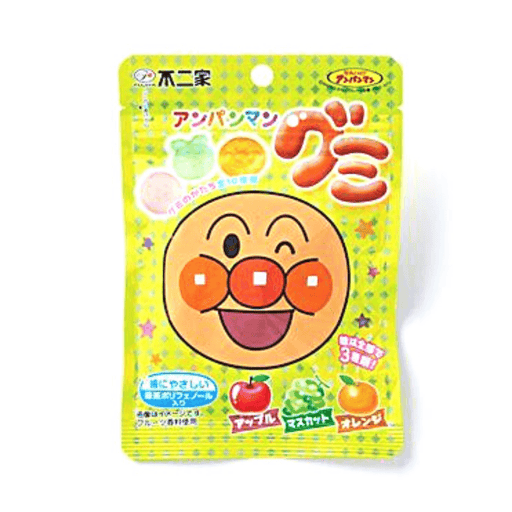 Fujiya ANPANMAN Gumi Japanese Fruit Gummy Candy 50g Zipper Package Honeydaes - Japan Foods Grocery Online 