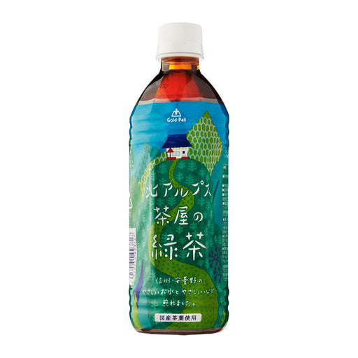 Gold Pak Green Tea Beverage 500ml Honeydaes - Japan Foods Grocery Online 