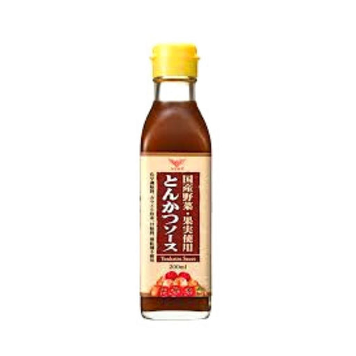 Haguruma Kokusan Yasai Kajitsu (Domestic Vegetables) Tonkatsu Japanese Cutlet Sauce 200ml Glass Bottle japanmart.sg 