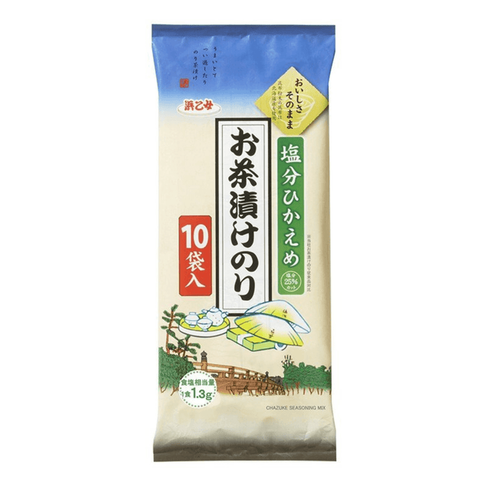 Hamaotome Ochazuke Nori Seaweed Flavour Japanese Instant Rice Topping (10 PKT) 56g japanmart.sg 