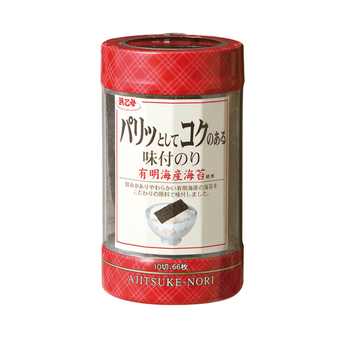 Hamaotome Pari Koku Ajitsuke Nori Takujo Japanese Seaweed Snack (66 PCS) Standing Container japanmart.sg 