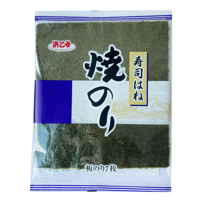 Hamaotome Sushi Hane Yakinori (7 Pcs) Japanese Sushi Seaweed Sheet Honeydaes - Japan Foods Grocery Online 