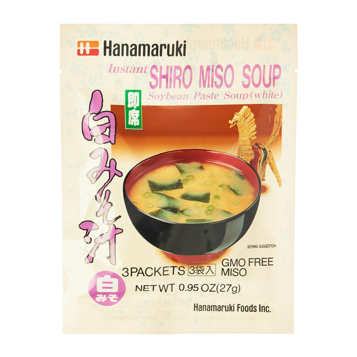 ハナマルキ 即席 白みそ汁 Hanamaruki Instant Shiro Miso Soup (3 Packets) — Honeydaes  Japan Foods Grocery Online