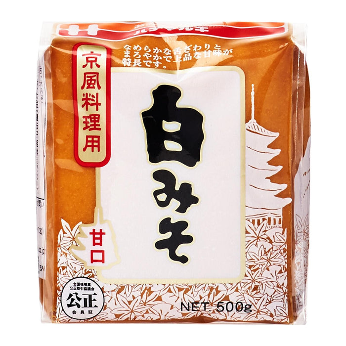 ハナマルキ 京風白みそ Hanamaruki Shiro Saikyo - Fu Sweet Miso Paste 500g japanmart.sg 