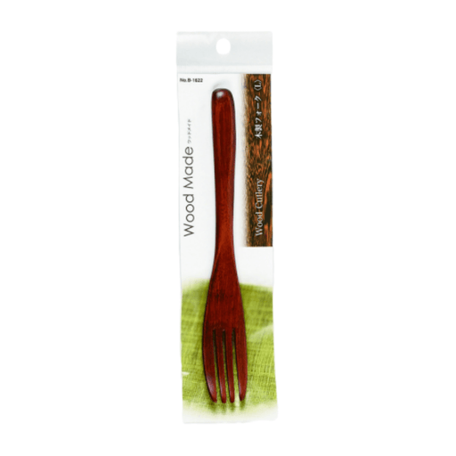 HAPPY DAYS <Japan Wooden Cutlery Series> FORK (L) B-1622 Honeydaes - Japan Foods Grocery Online 