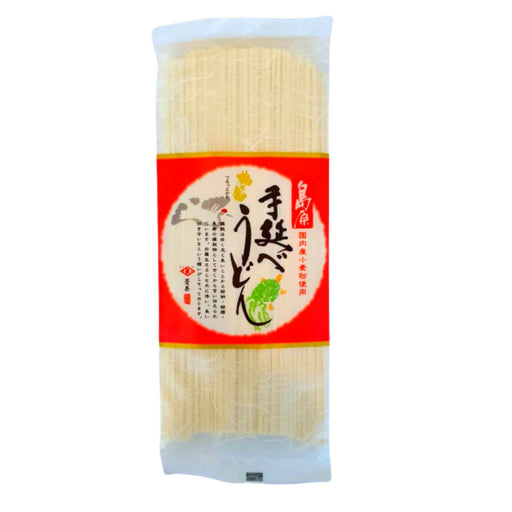 鶴と亀 手延べ うどん Kobayashi Jin Shimagen Tsuru To Kame Tenobe Hand-Pulled Thin Flat Type Udon Japanese Noodle 180g Honeydaes - Japan Foods Grocery Online 