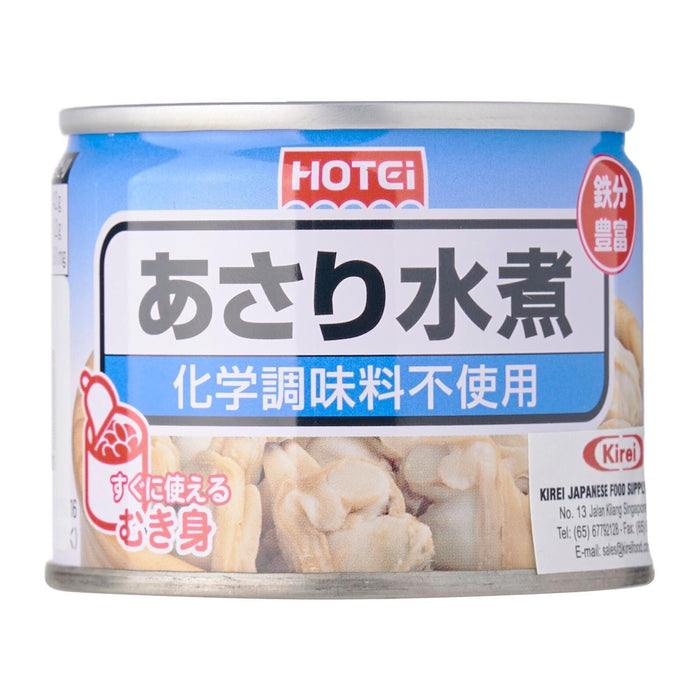 Hotei Asari Mizuni Japanese Cooked Boiled Clams 125g Tin Honeydaes - Japan Foods Grocery Online 