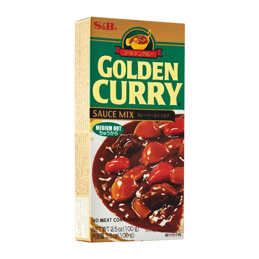 S&B Golden Curry Medium Hot 92G japanmart.sg 