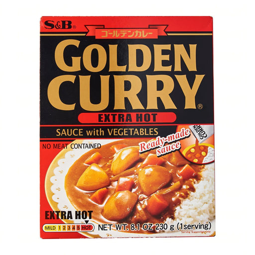 「黄金の香り」エスビー食品『ゴールデンカレー』S&B Golden Curry Sauce With Vegetables Extra Hot 230G Honeydaes - Japan Foods Grocery Online 