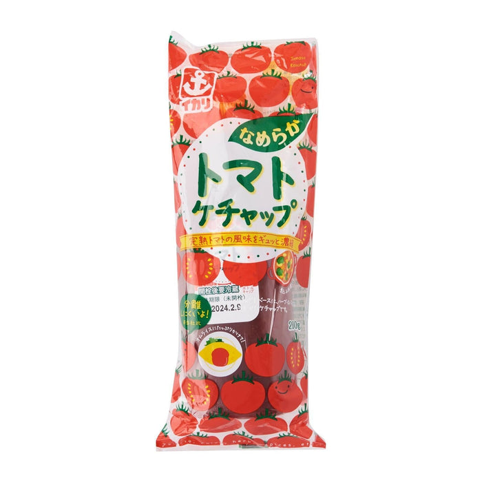Ikari Nameraka Delicious Smooth Style Japanese Tomato Ketchup 280G Tube Honeydaes - Japan Foods Grocery Online 