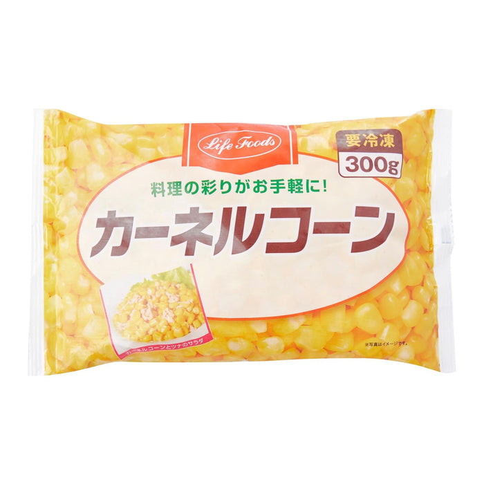 Japan Life Foods Frozen Be Happy Cooking! Kaneru Corn Kernels 300g Pack Honeydaes - Japan Foods Grocery Online 