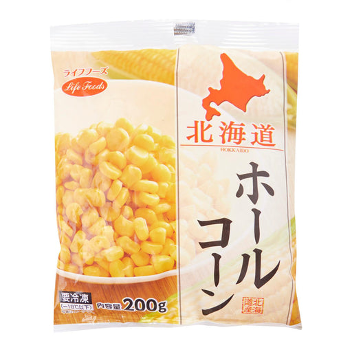 Japan Life Foods Frozen Premium Hokkaido Whole Corn Kernels 200g Pack Honeydaes - Japan Foods Grocery Online 